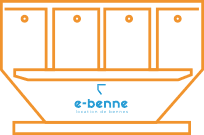 Benne fermée 10 m³